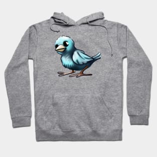 Cute Bird Drawing Hoodie